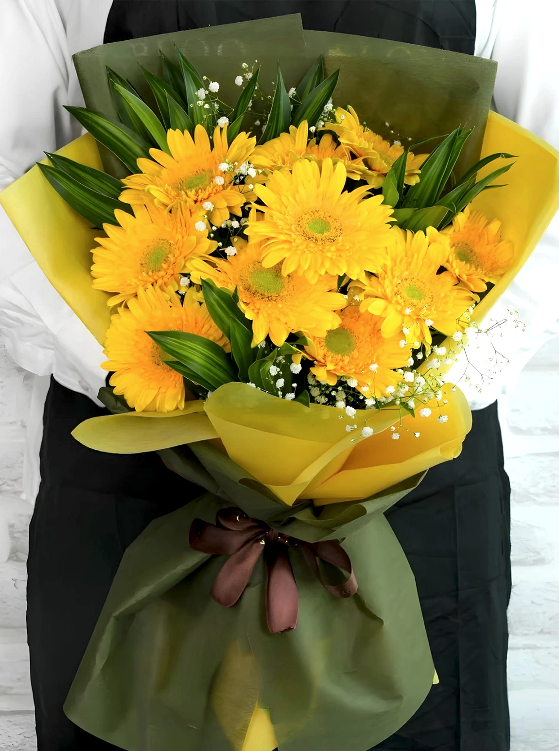 Sarı Gerbera Buketi