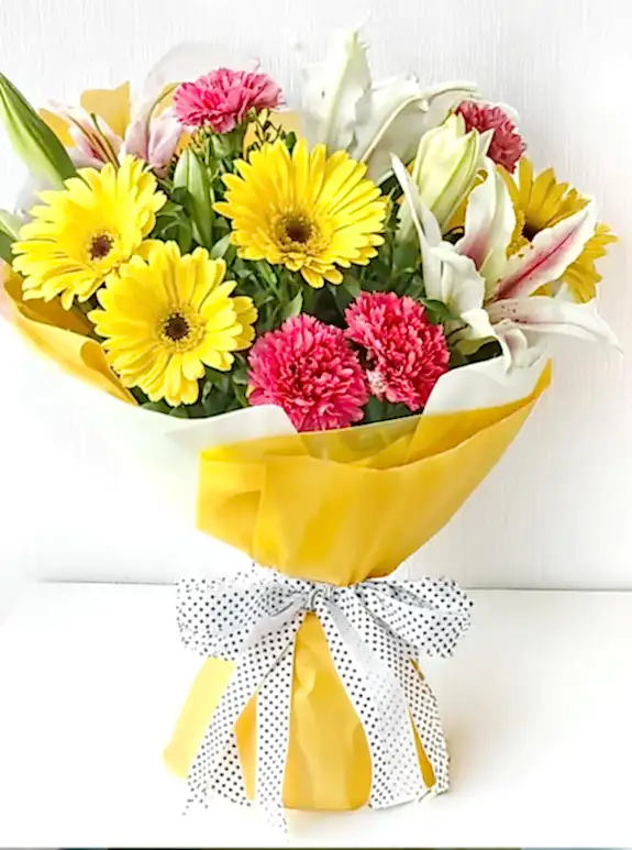 Karanfil ve Gerbera Buketi