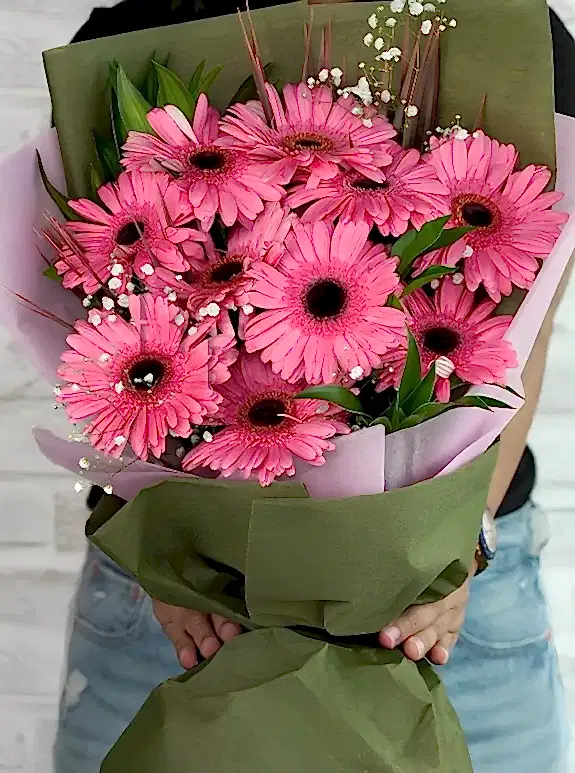 Pembe Gerbera Buketi